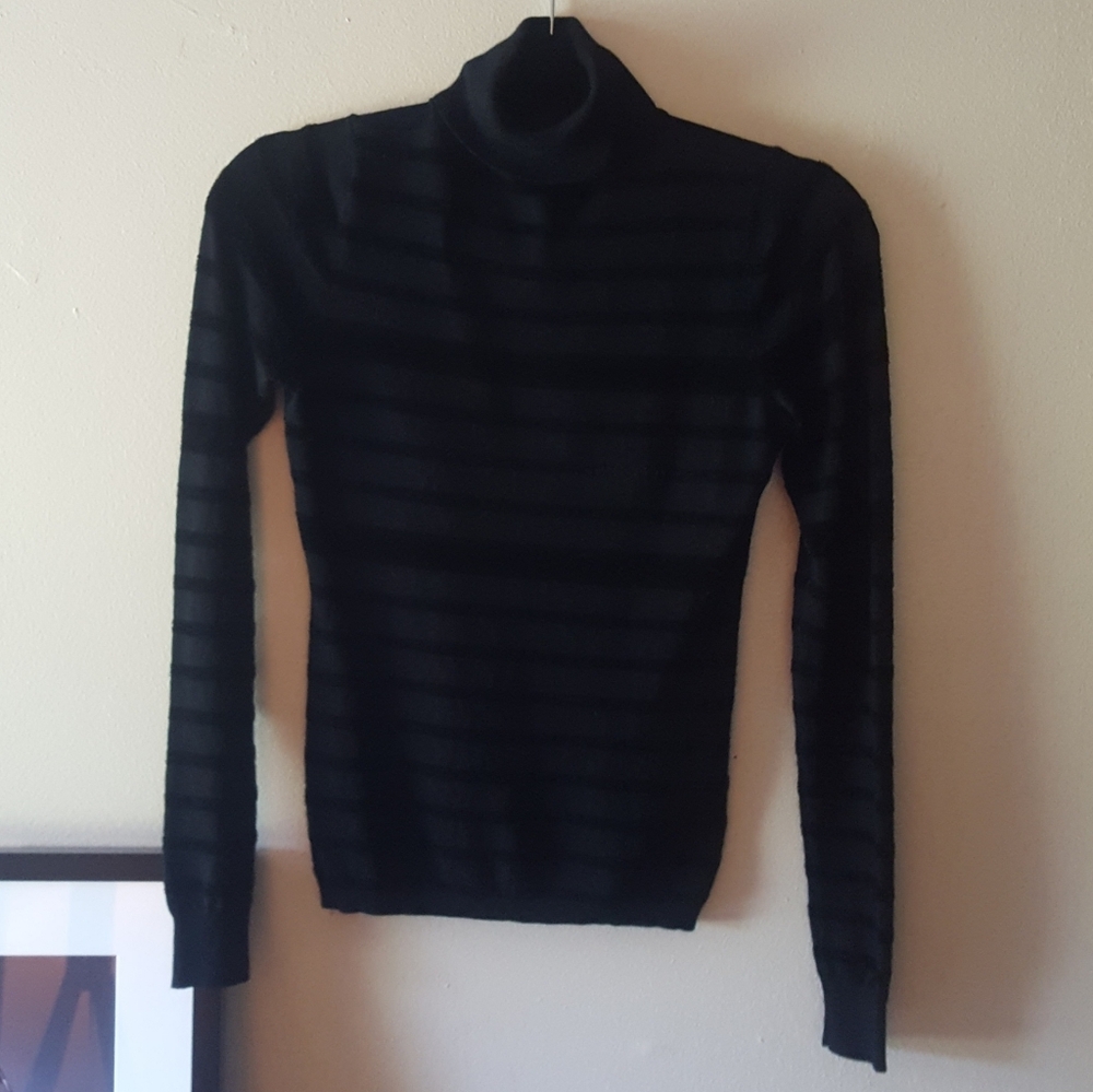 Guess Long Sleeve Black Turtleneck Sweater